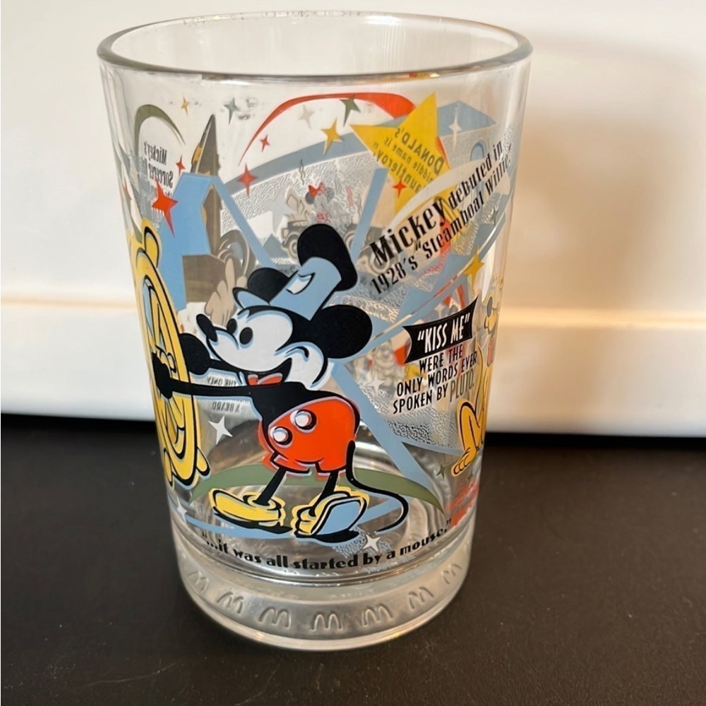 Disney glass from McDonald’s.